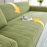 Vora Jacquard Elastische Bankhoes – Lichtgrijs