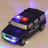 Transformer Politieauto met LED Verlichting – Blauw