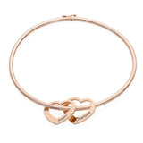 Dames Armband Zilver met Personaliseerbare Hartjes