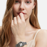 Dames Vintage Quartz Horloge Vierkante RVS Kast