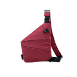 Crossbody Sling Bag Zwart met Ritssluiting