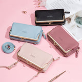 Compacte crossbody telefoontas met verstelbare schouderband