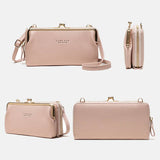Compacte crossbody telefoontas met verstelbare schouderband