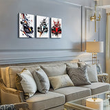 3-Delige Canvas Set met Raceauto Prints