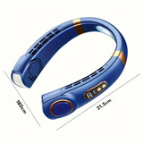 Oplaadbare Nekventilator Blauw met Display