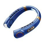 Oplaadbare Nekventilator Blauw met Display