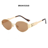 Retro Zonnebril met UV Bescherming voor Stijlvolle Look