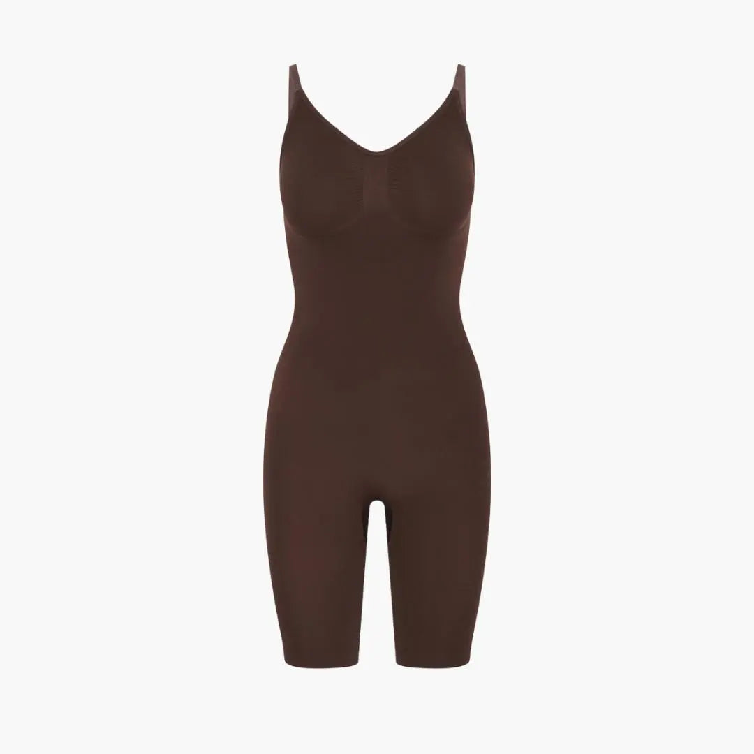 Naadloze Shapewear Bodysuit met Pijpjes voor Corrigerende Look