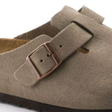 Suède Instap Slippers met Gesp voor Comfortabele Look