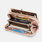 Compacte crossbody telefoontas met verstelbare schouderband