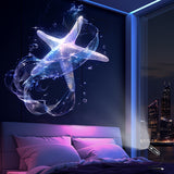 USB Projector Nachtlamp met Verwisselbare Projecties