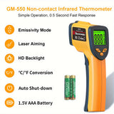 Infrarood Temperatuurmeter – Geel