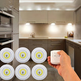 Draadloze LED Kastverlichting Set – Wit