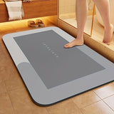 Antislip Badmat met Sneldrogend Oppervlak – Donkergrijs