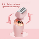 2-in-1 Dames Scheerapparaat Roze Oplaadbaar