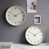 Scandinavische Houten Wandklok – Bruin 25 cm