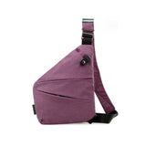 Crossbody Sling Bag Zwart met Ritssluiting