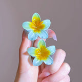 Kleurrijke Bloem Haarclips Set voor Speelse en Zomerse Look