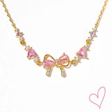 Vlinder Ketting met Kristallen voor Speelse en Elegante Look