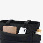 Gewatteerde Shopper Tas met Ruim Interieur.