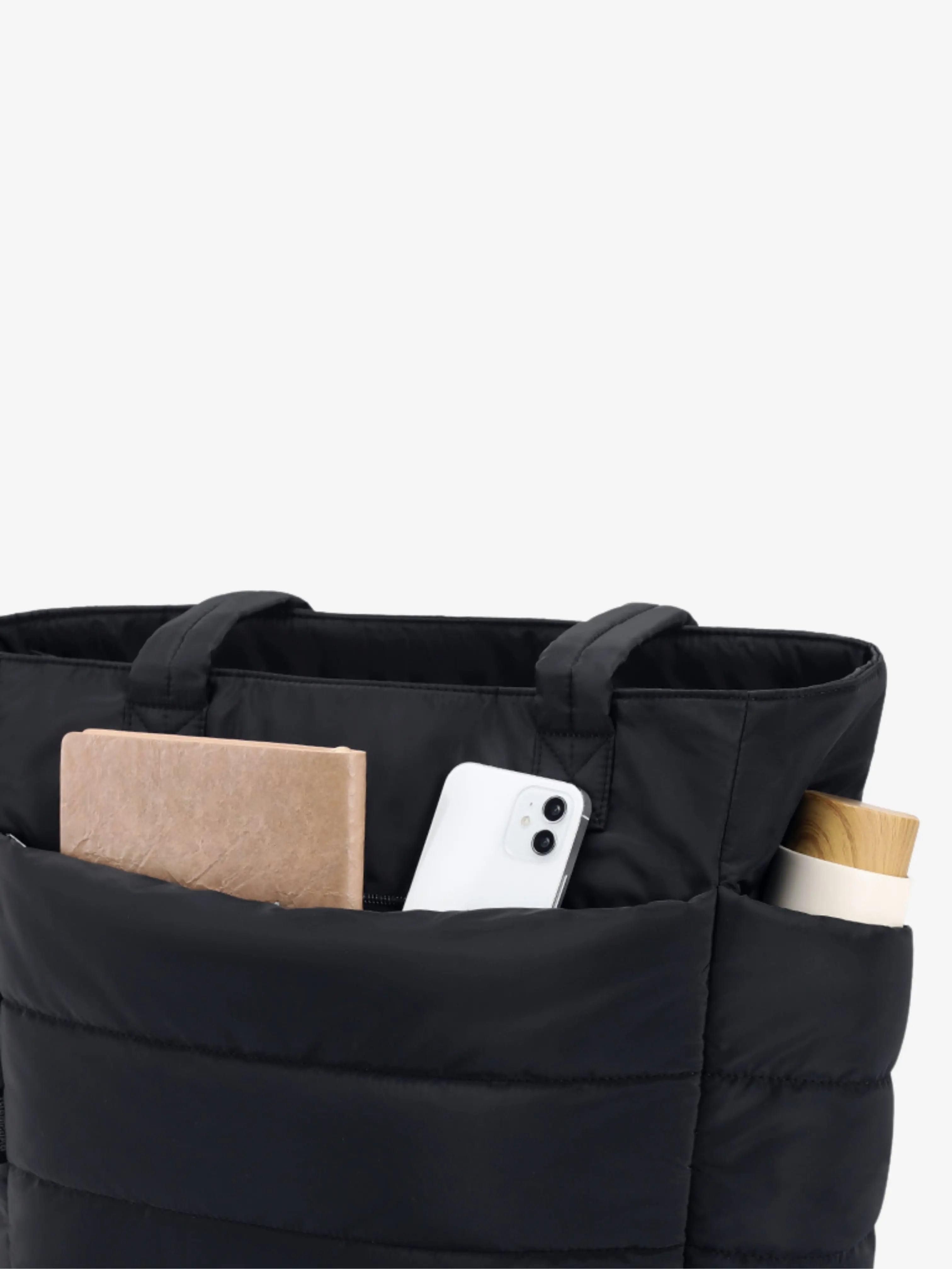 Gewatteerde Shopper Tas met Ruim Interieur.