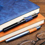 360-Pagina Notitieboek met Kunstleren Omslag en Bladwijzer