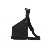Crossbody Sling Bag Zwart met Ritssluiting