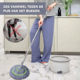Zelfwringende Microvezel Dweil – Grijs