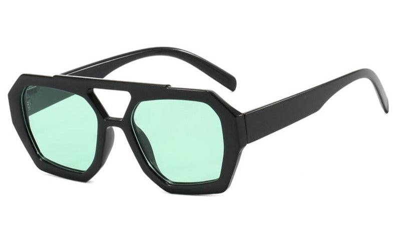 Oversized Vierkante Zonnebril voor Trendy en Statement Look.