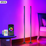 RGBIC LED Vloerlamp met App- en Afstandsbediening