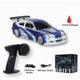 RC Drift Auto met Afstandsbediening – Blauw