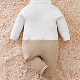 Baby Jongens Pak Beige met Vlinderdas