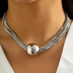 Statement Ketting met Gevlochten Design voor Luxe Look.