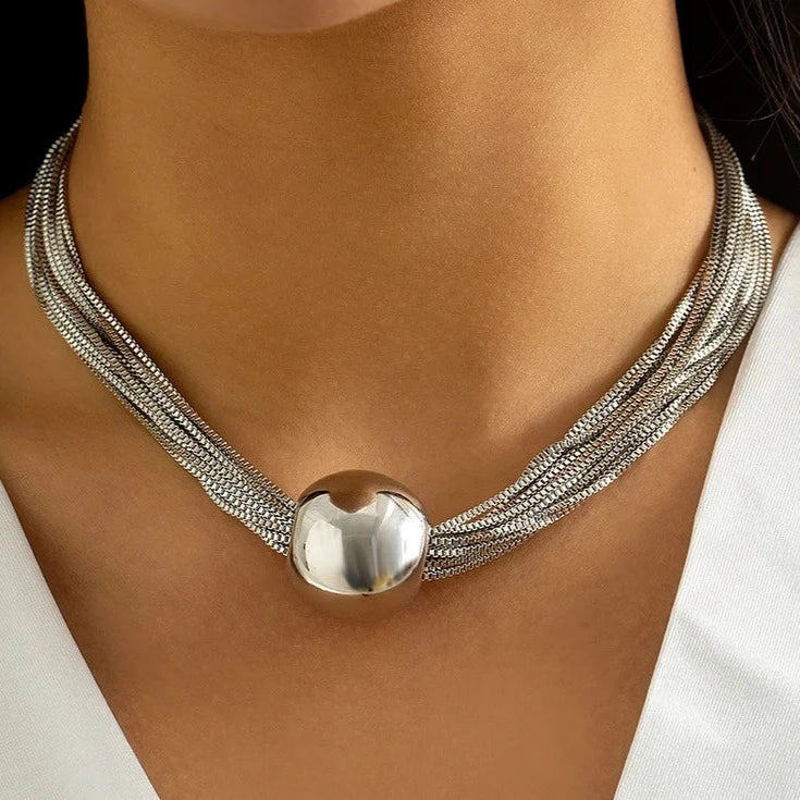 Statement Ketting met Gevlochten Design voor Luxe Look.