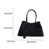Dames Handtas Taupe met Lange Handvatten
