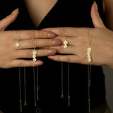 Gouden Gepersonaliseerde Familie Ketting met Namen