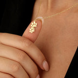 Gouden Gepersonaliseerde Familie Ketting met Namen