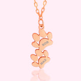 Gouden Gepersonaliseerde Familie Ketting met Namen