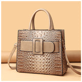 Designer Handtas in Croco Stijl – Chique en Praktisch voor Vrouwen.