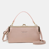 Compacte crossbody telefoontas met verstelbare schouderband
