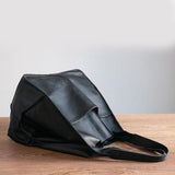 Oversized shopper tas van PU leer voor dames