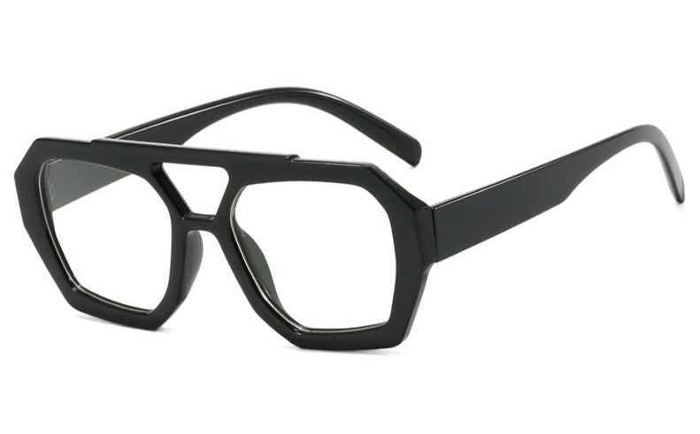 Oversized Vierkante Zonnebril voor Trendy en Statement Look.