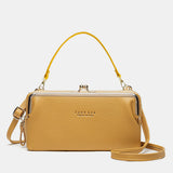 Compacte crossbody telefoontas met verstelbare schouderband