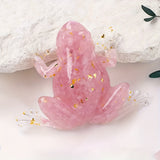 Edelsteen Kikkerbeeldje – Decoratieve Dierenfiguur
