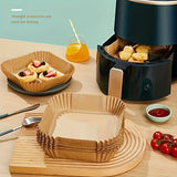 Airfryer Bakpapier – 100 Stuks Bruin