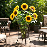 Kunst Zonnebloemen Boeket – 12 Stuks Geel