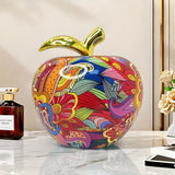 Kleurrijk Appelbeeldje – Decoratieve Tafeldecoratie