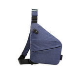 Crossbody Sling Bag Zwart met Ritssluiting