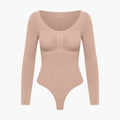 Naadloze Corrigerende Bodysuit met Lange Mouwen.