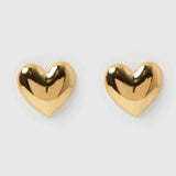 Gouden Hart Oorbellen voor Elegante en Tijdloze Look